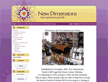 Tablet Screenshot of newdimensionsonline.com.au